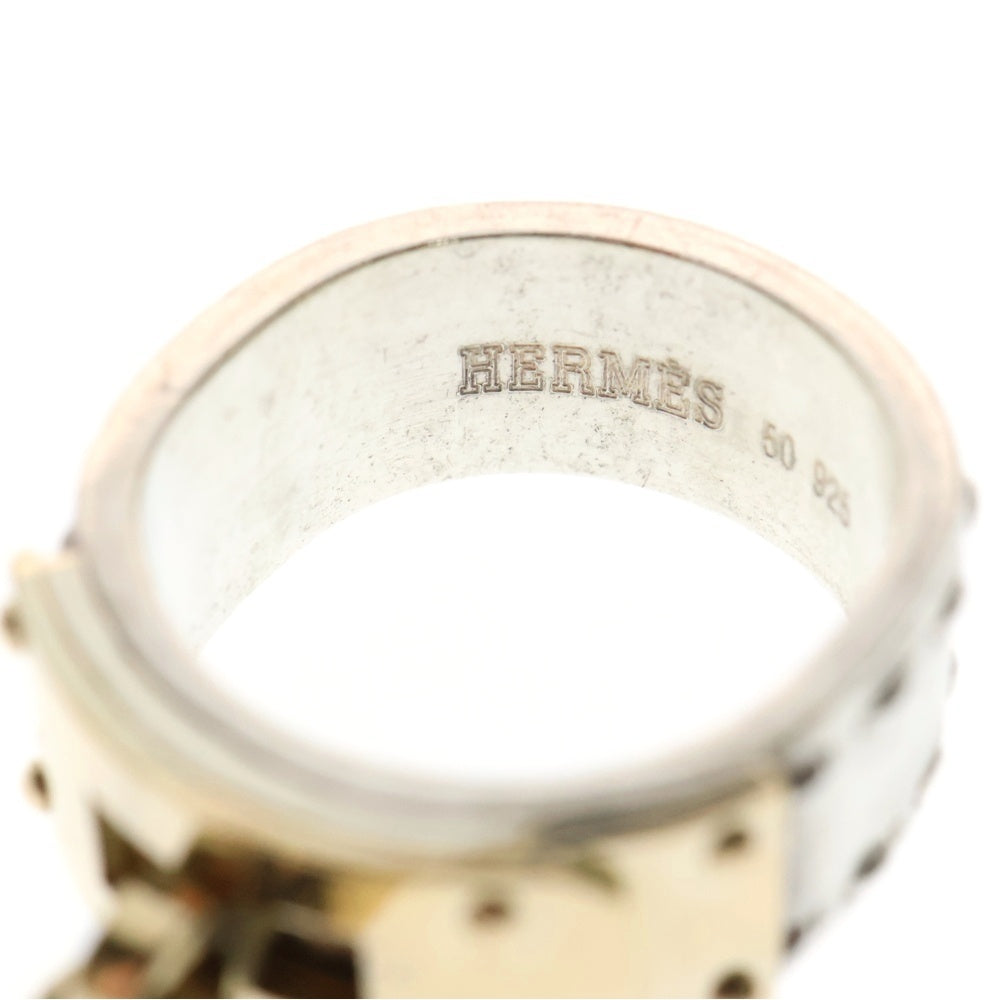HERMES(エルメス) Kelly ケリーリング コンビ 指輪 シルバー/ゴールド