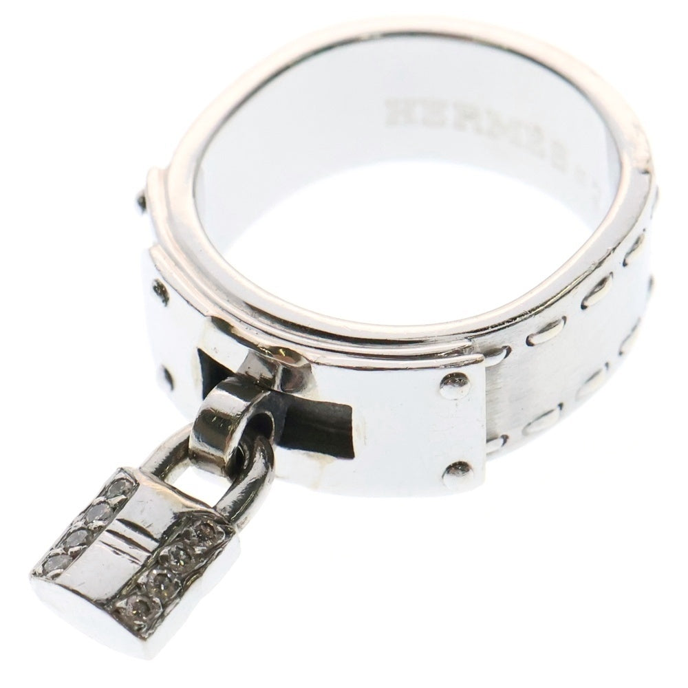 HERMES(エルメス) Kelly ケリーリング K18WG 16P ダイヤモンド 指輪 ホワイトゴールド