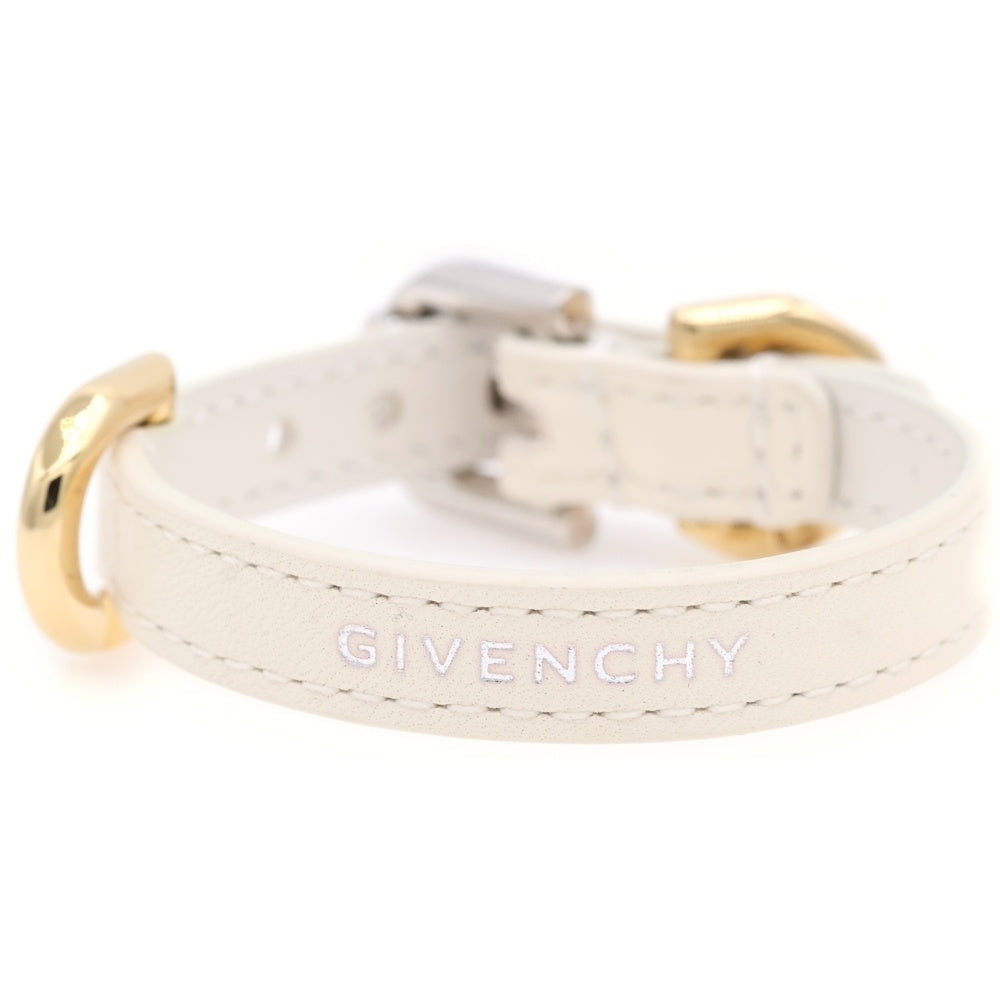 GIVENCHY(ジバンシィ) VOYOU LEATHER BRACELET ヴォワイユー ホワイト レディース BF20G8F047