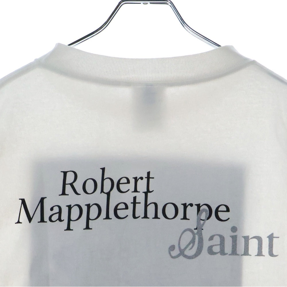 SAINT MICHAEL(セントマイケル) 25SS ×Robert Mapplethorpe PICTURES MT_SS TEE ロバートメイプルソープ ピクチャーズ フォトプリント クルーネック 半袖Tシャツ カットソー SM-HR8-0000-C18