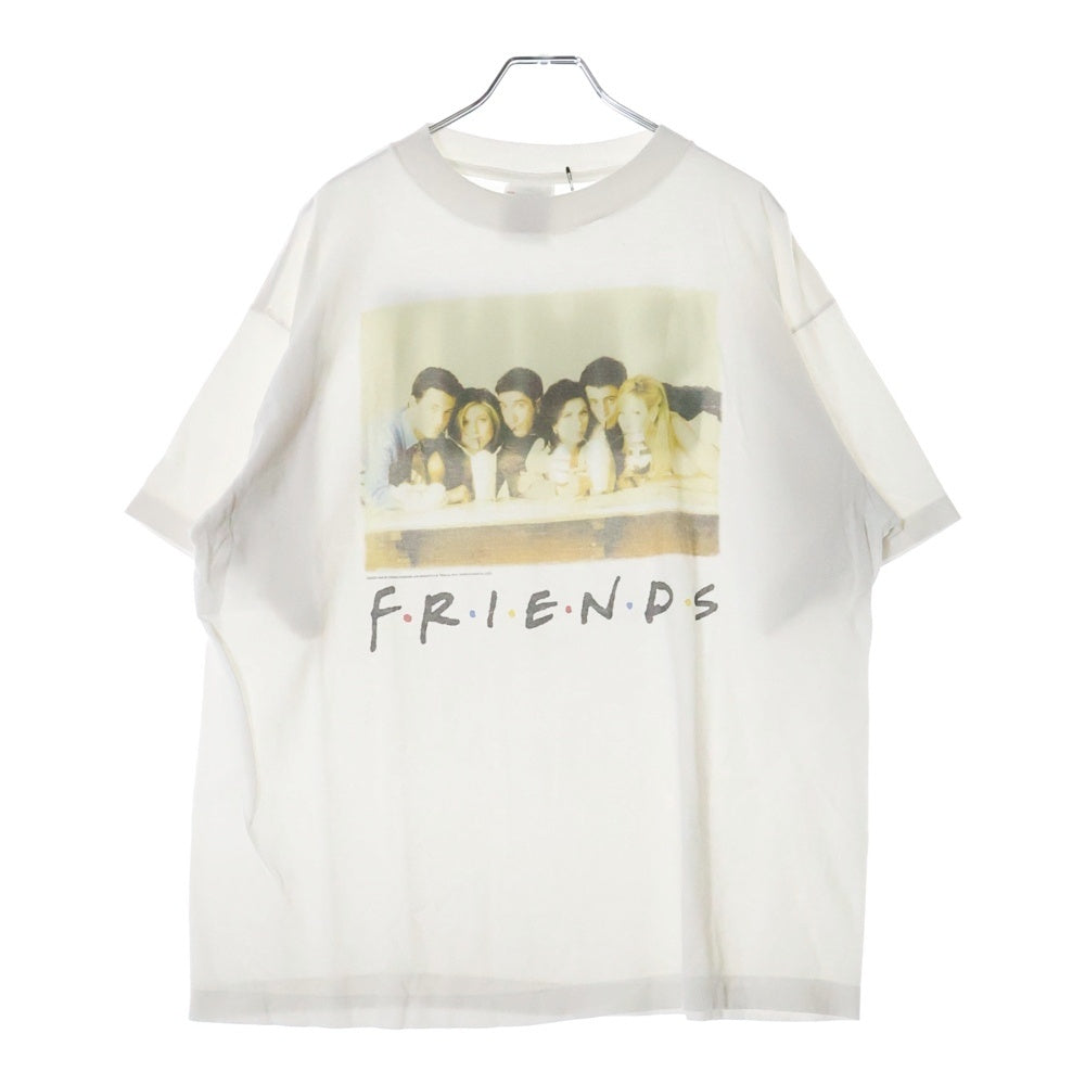 SAINT MICHAEL(セントマイケル) 25SS ×FRIENDS FRD_SS TEE フレンズ フォトプリント クルーネック 半袖Tシャツ カットソー ホワイト SM-HR8-0000-C57