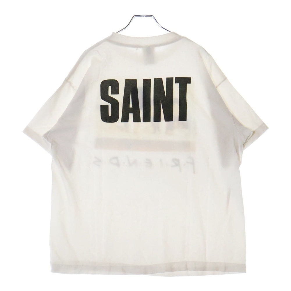 SAINT MICHAEL(セントマイケル) 25SS ×FRIENDS FRD_SS TEE フレンズ フォトプリント クルーネック 半袖Tシャツ カットソー ホワイト SM-HR8-0000-C57