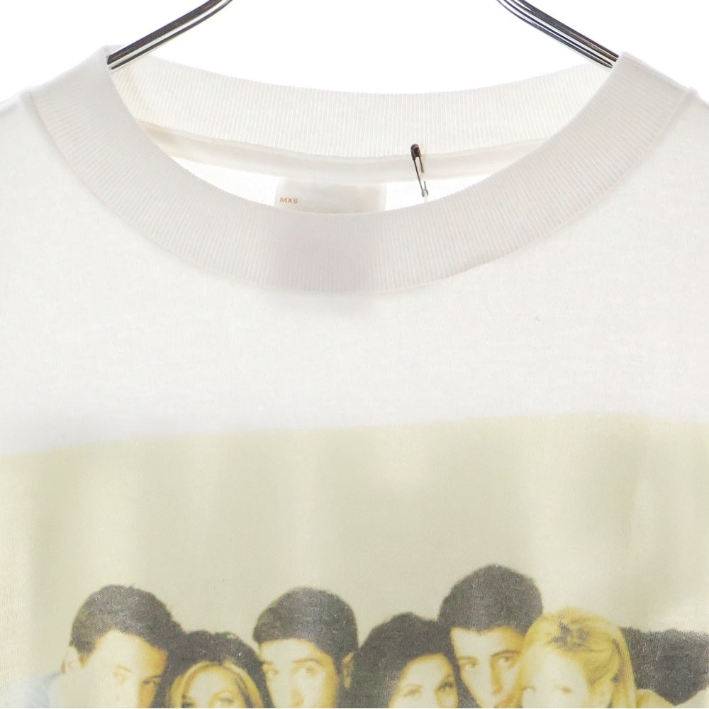 SAINT MICHAEL(セントマイケル) 25SS ×FRIENDS FRD_SS TEE フレンズ フォトプリント クルーネック 半袖Tシャツ カットソー ホワイト SM-HR8-0000-C57