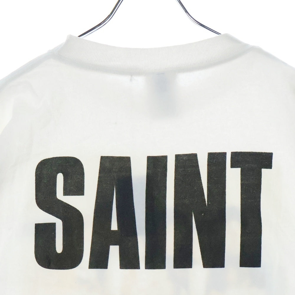SAINT MICHAEL(セントマイケル) 25SS ×FRIENDS FRD_SS TEE フレンズ フォトプリント クルーネック 半袖Tシャツ カットソー ホワイト SM-HR8-0000-C57