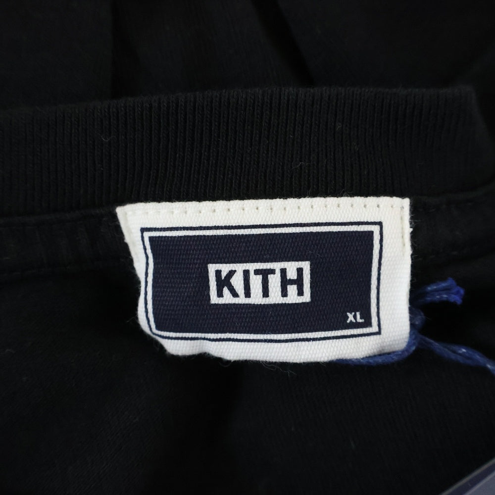 KITH(キス) OSAKA CITY LIGHTS TEE オオサカ シティ ライト クルーネック半袖Tシャツ カットソー フロントプリント ブラック 25-073-060-0062-1-0