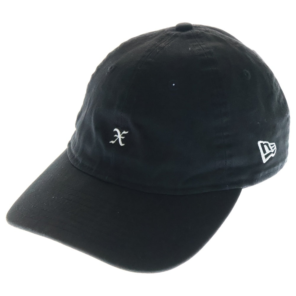 GOD SELECTION XXX(ゴッドセレクショントリプルエックス) ×NEW ERA ニューエラ ロゴ刺繍 ベースボールキャップ 帽子 ブラック