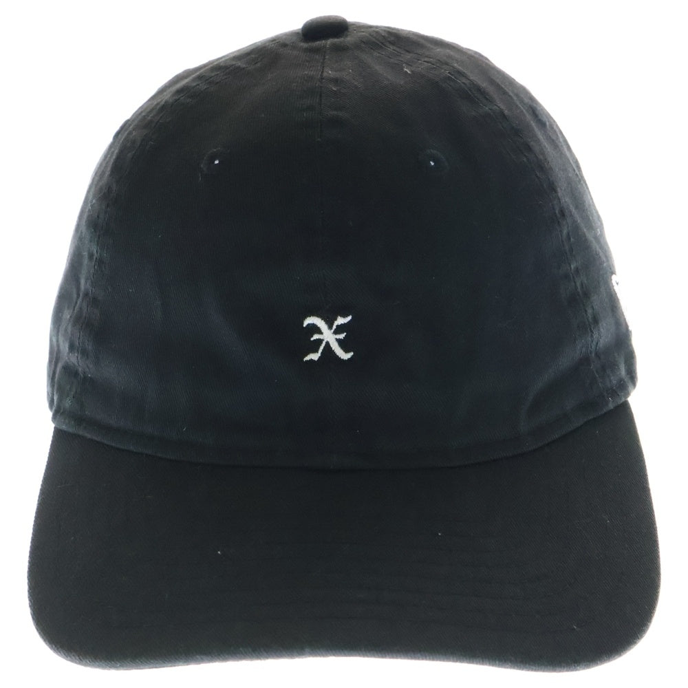 GOD SELECTION XXX(ゴッドセレクショントリプルエックス) ×NEW ERA ニューエラ ロゴ刺繍 ベースボールキャップ 帽子 ブラック