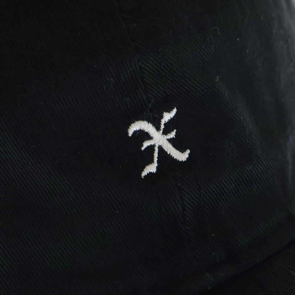 GOD SELECTION XXX(ゴッドセレクショントリプルエックス) ×NEW ERA ニューエラ ロゴ刺繍 ベースボールキャップ 帽子 ブラック