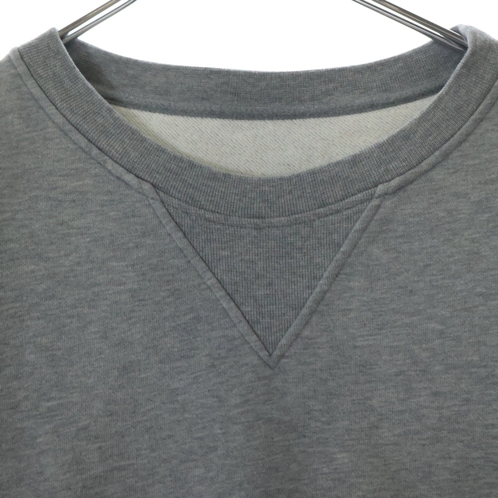 Maison Margiela 10(メゾン マルジェラ) 22SS Vガゼット クルーネックスウェットトレーナー グレー S50GU0181 S25500