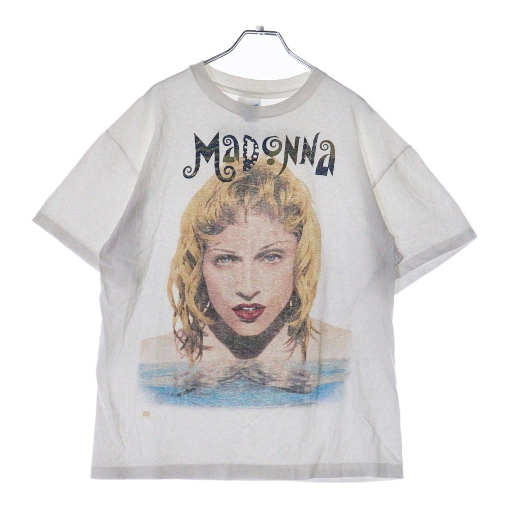 VINTAGE(ヴィンテージ) 90S VINTAGE MADONNA 1993 THE GIRLIE SHOW WHITE BRIGHT GREEN TEE マドンナ 1993 ザ ガーリー ショー ホワイト ブライトグリーン 両面プリント 半袖Tシャツ