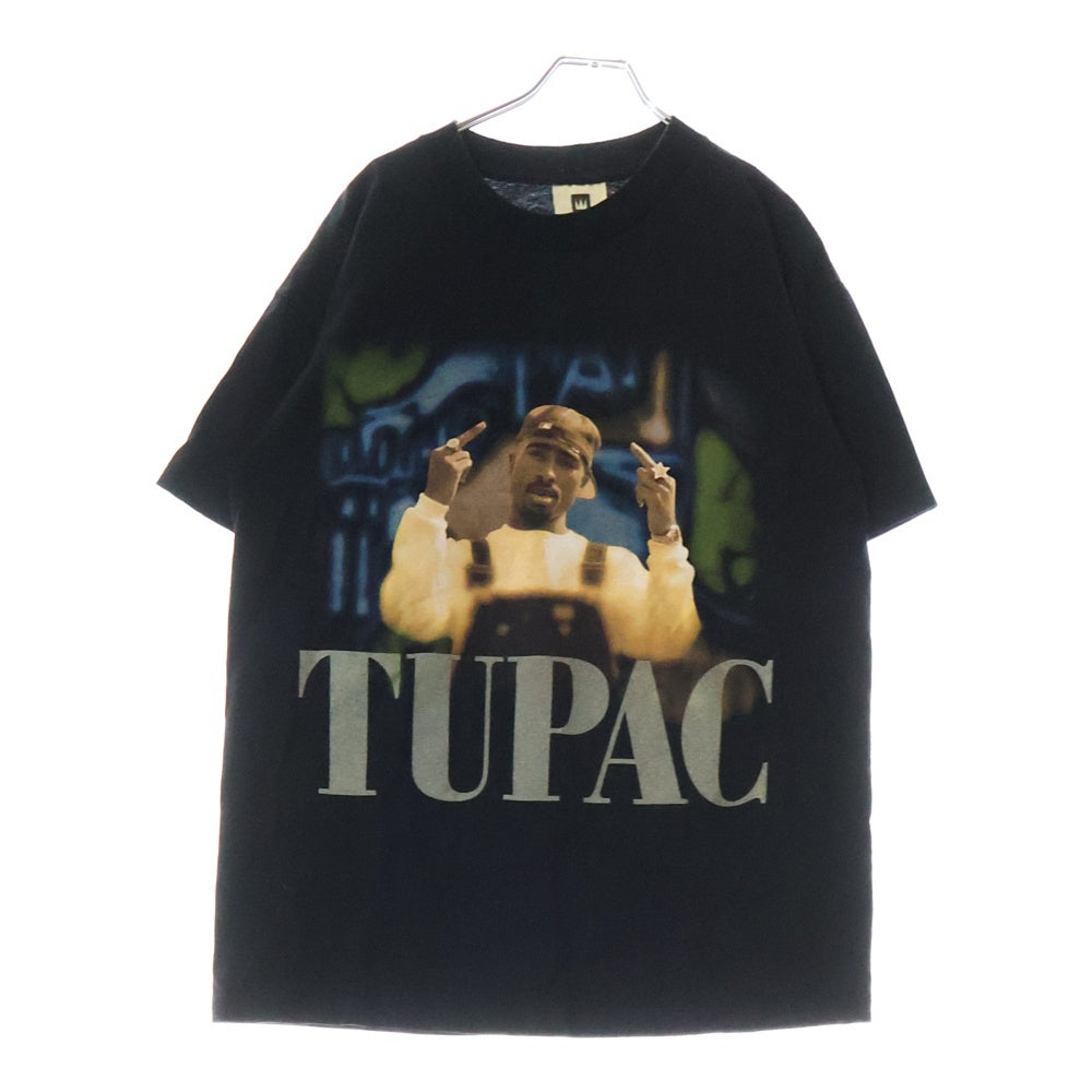 VINTAGE(ヴィンテージ) 90S VINTAGE 2PAC RAP TEE ヴィンテージ 2パック WINTERLAND二枚タグ フロントプリント ラップTシャツ 半袖クルーネックカットソー ブラック