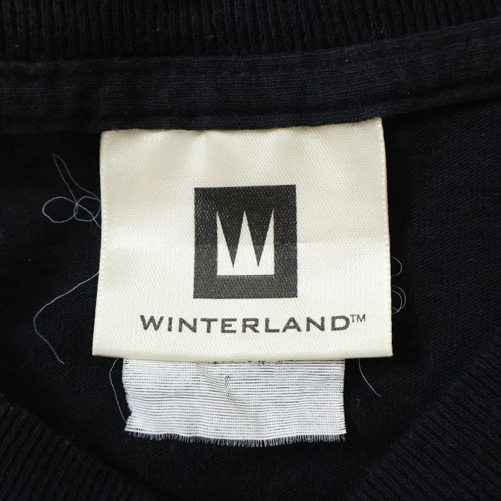 VINTAGE(ヴィンテージ) 90S VINTAGE 2PAC RAP TEE ヴィンテージ 2パック WINTERLAND二枚タグ フロントプリント ラップTシャツ 半袖クルーネックカットソー ブラック