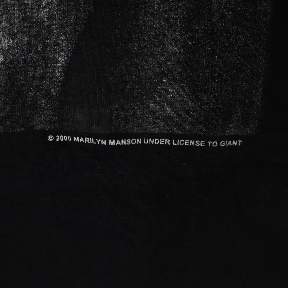 VINTAGE(ヴィンテージ) 00S VINTAGE MARILYN MANSON 2000 HOLY WOOD マリリンマンソン ホーリーウッド ヴィンテージ プリントTシャツ 半袖カットソー ブラック