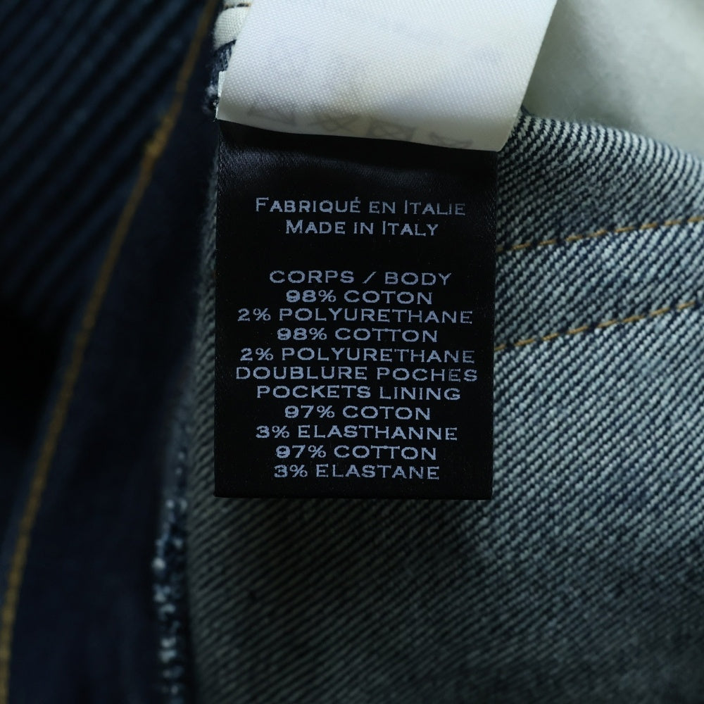 BALMAIN(バルマン) Biker Rigid Denim Pants バイカーリジット デニムパンツ インディゴ POHT551D204