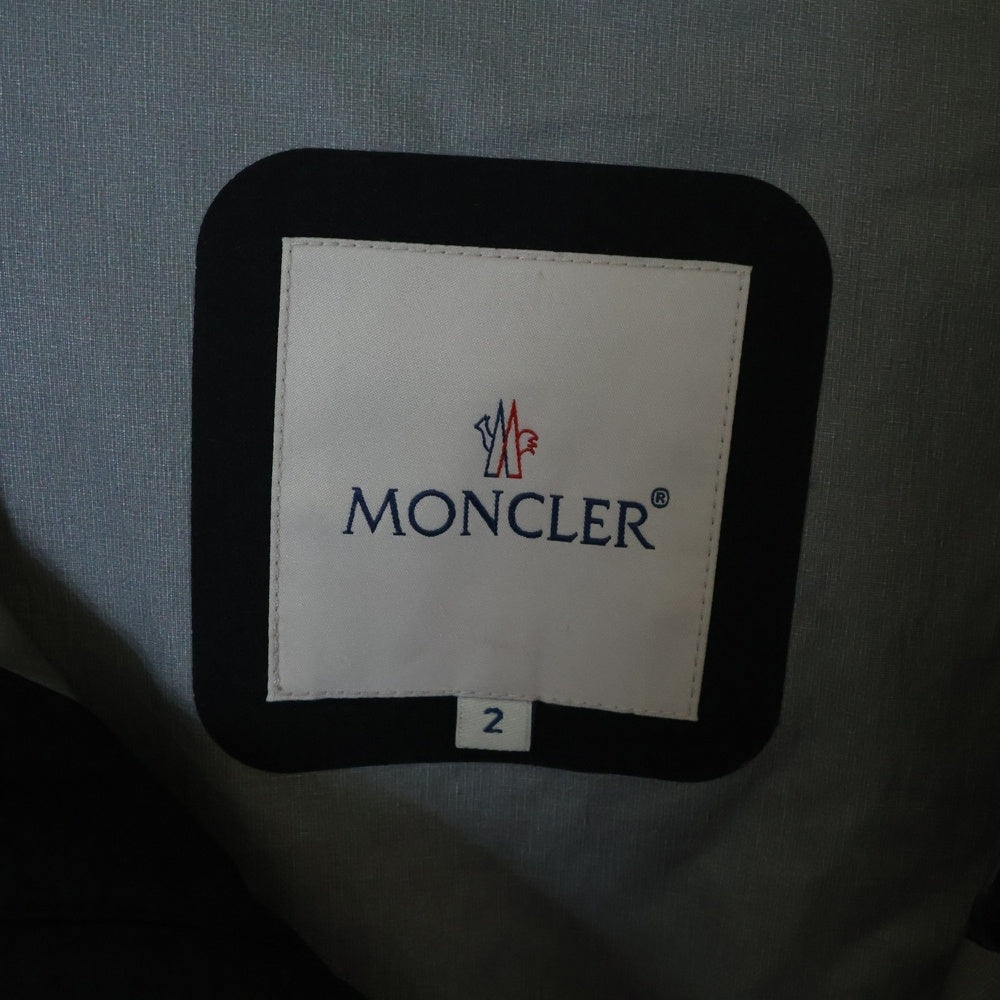 MONCLER(モンクレール) 17SS × OFFWHITE SEINE オフホワイト アロー プリント リフレクティブプリントナイロンジャケット ブラック C109H4102085 53903