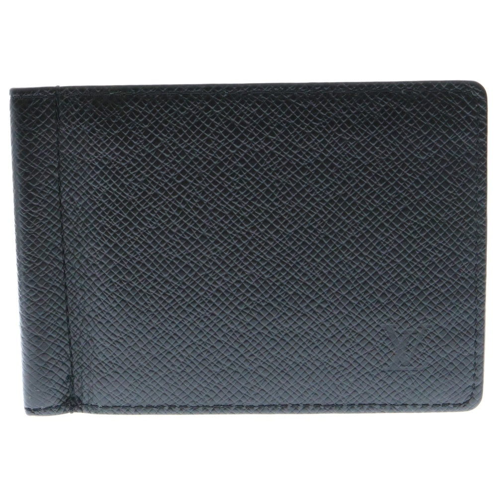 LOUIS VUITTON(ルイヴィトン) ポルトフォイユ パンス タイガ 2つ折り レザー カードケース ブラック MB3286 M62978