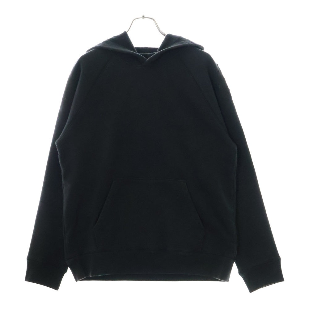 CHROME HEARTS(クロムハーツ) Y NOT HD PLVR GYN U PAPER JAM クロスパッチ付き スクロールラベル プルオーバースウェットパーカー ブラック