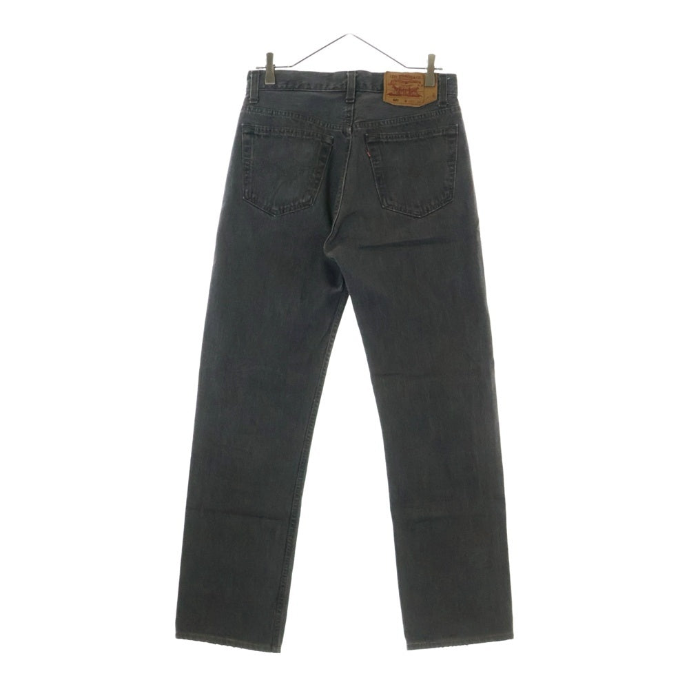 Levi's(リーバイス) 90S VINTAGE 501-0658 ヴィンテージ USA製 先染めブラック ボタン裏552 スモールe ボタンフライ デニムパンツ ブラック