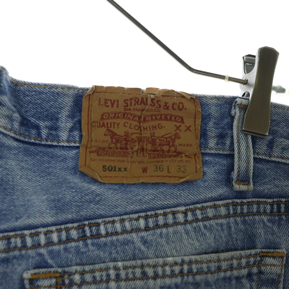 Levi's(リーバイス) 90S VINTAGE 501-0000 ヴィンテージ USA製 ボタン裏522 スモールe ボタンフライ デニムパンツ インディゴ
