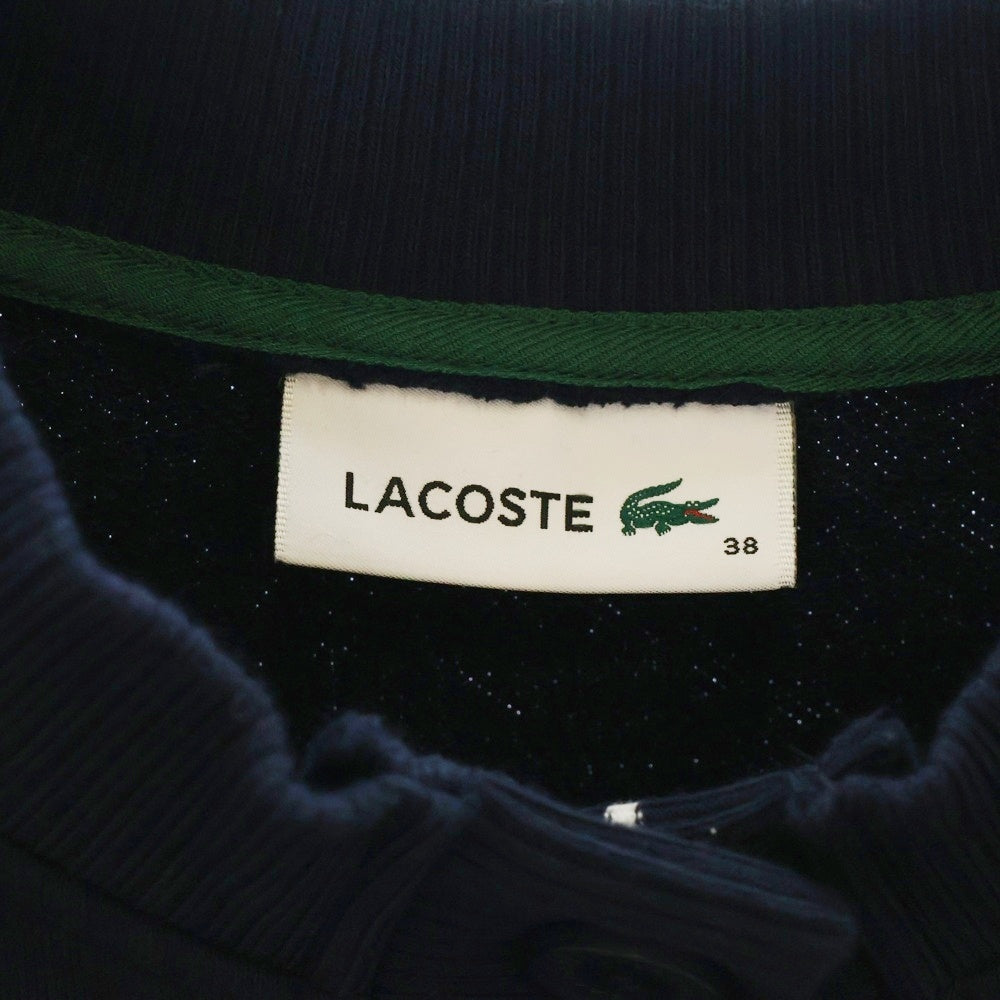 LACOSTE(ラコステ) ワニ刺繍 スウェットカーディガン ネイビー SF007J