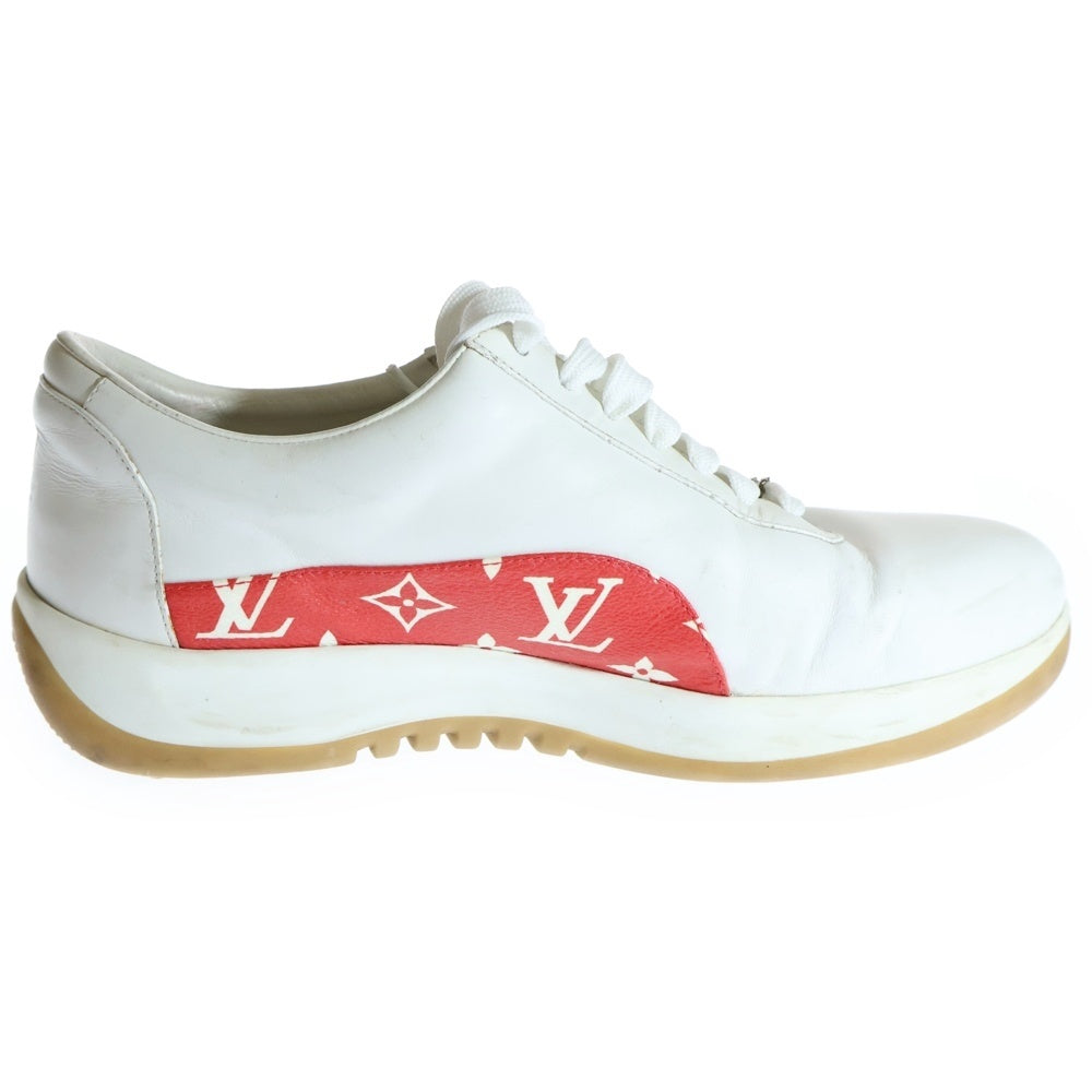 SUPREME(シュプリーム) 17AW ×LOUIS VUITTON LV SPORT SNEAKER ルイヴィトン スポーツスニーカー モノグラム レザーシューズ ホワイト/レッド CL0167