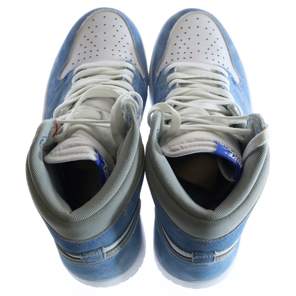 NIKE(ナイキ) AIR JORDAN 1 Hyper Royal エアジョーダン 1 ハイパーロイヤル ハイカットスニーカー ホワイト/ブルー US9/27cm 555088-402