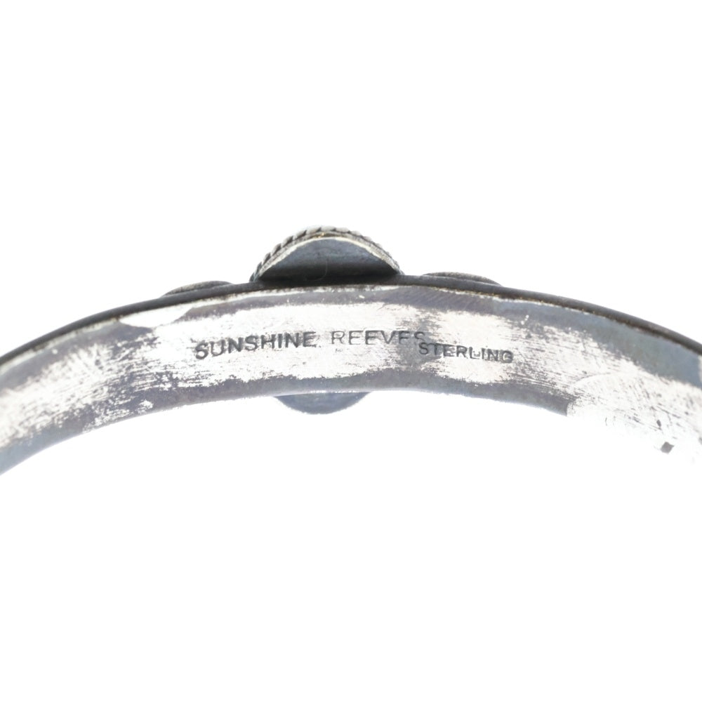 INDIAN JEWELRY(インディアンジュエリー) Sunshine Reeves サンシャインリーブス ターコイズトップ バングル ブレスレット シルバー