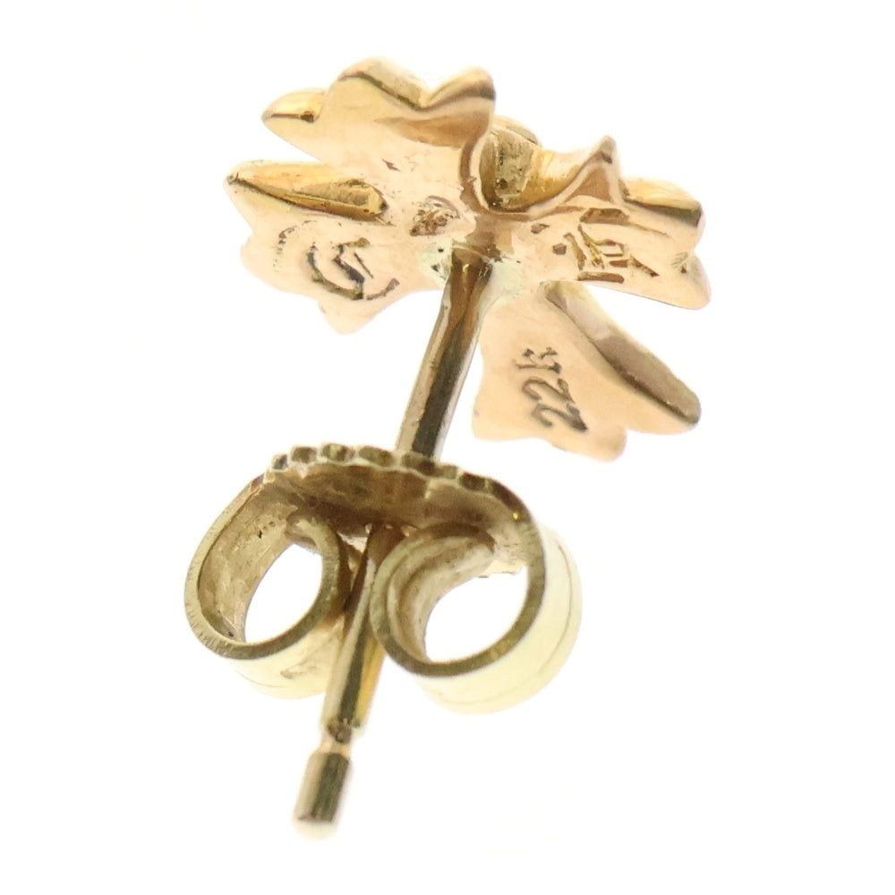CHROME HEARTS(クロムハーツ) 22K No2 CH CRS CHクロススタッド ピアス ゴールド
