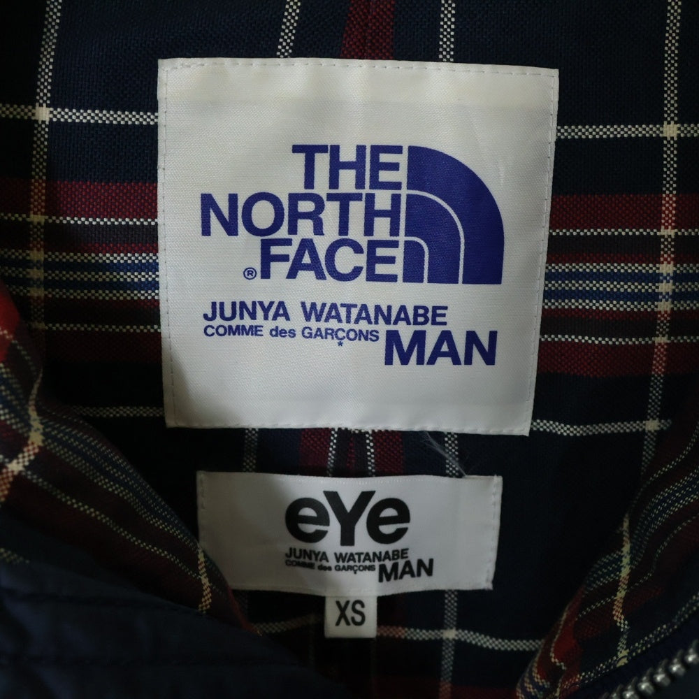 JUNYA WATANABE COMME des GARCONS(ジュンヤワタナベ コムデギャルソン) 11AW AD2011 ×THE NORTH FACE ザ ノースフェイス レザー切替 N-3Bタイプ ダウンジャケット WH-J913