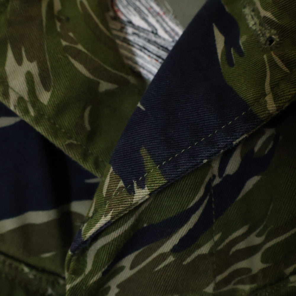Sync.(シンク) ×D FACE FATIGUE JACKET APOPcalypse NOW ディーフェイス アポップカリプスナウ バックロゴ タイガーカモ ファティーグジャケット カーキ