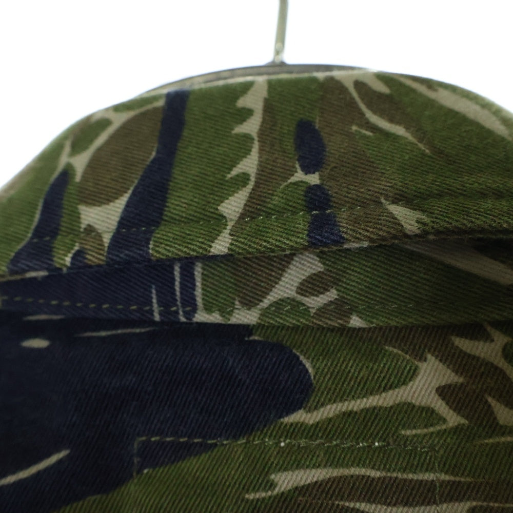 Sync.(シンク) ×D FACE FATIGUE JACKET APOPcalypse NOW ディーフェイス アポップカリプスナウ バックロゴ タイガーカモ ファティーグジャケット カーキ