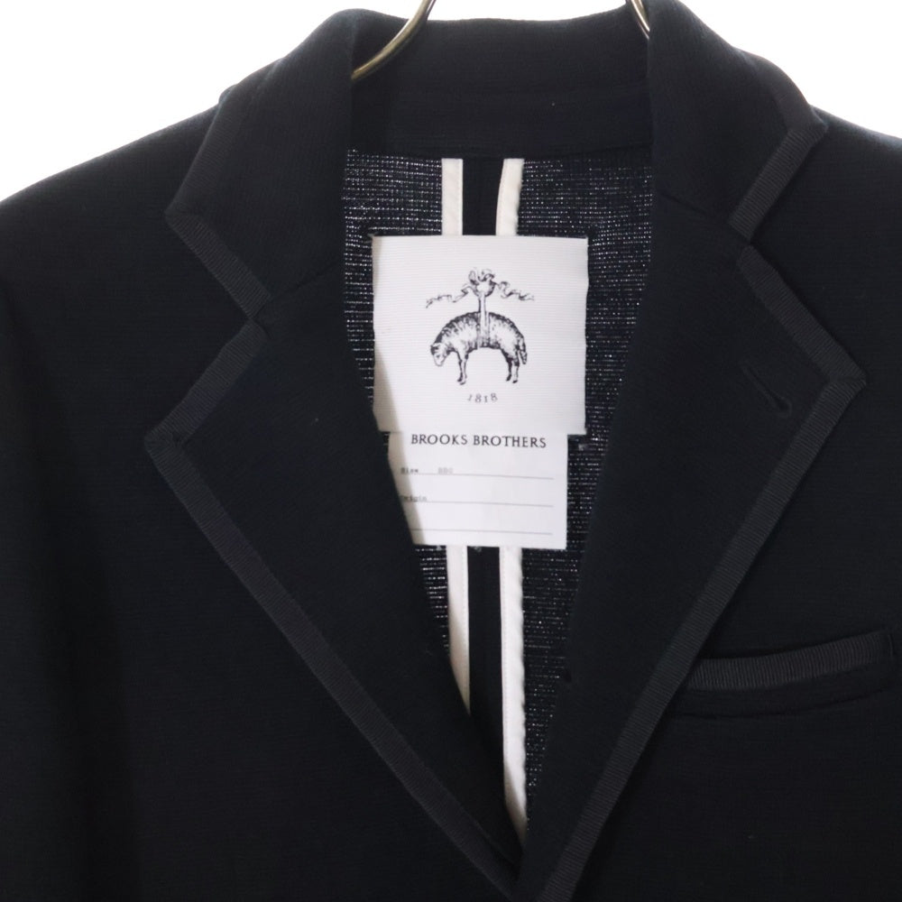 BLACK FLEECE BY BROOKS BROTHERS(ブラック フリース バイ ブルックス ブラザーズ) パイピングデザイン コットンニット 3B テーラードジャケット ブラック 55326-01