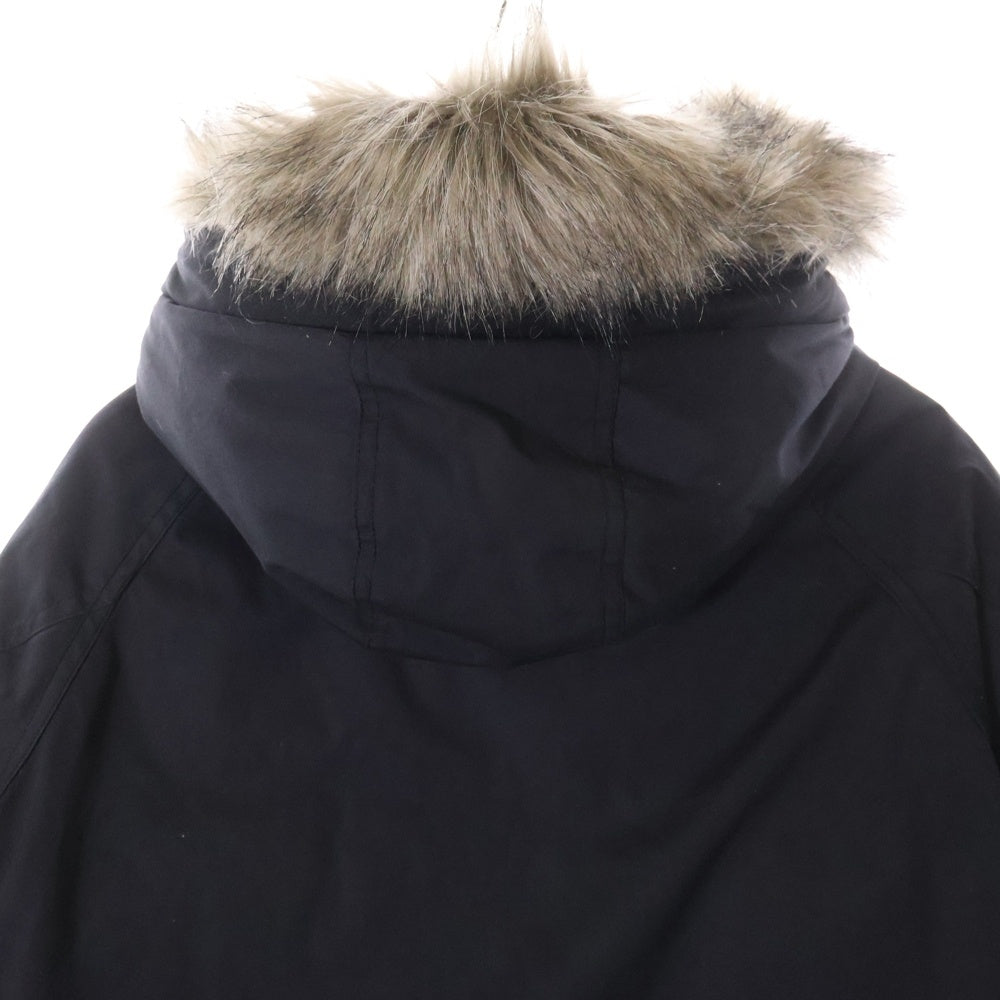THE NORTH FACE PURPLE LABEL(ノースフェイスパープルレーベル) ロングセロー ファー着脱 フーデッドダウンコート ジャケット ブラック ND2557N