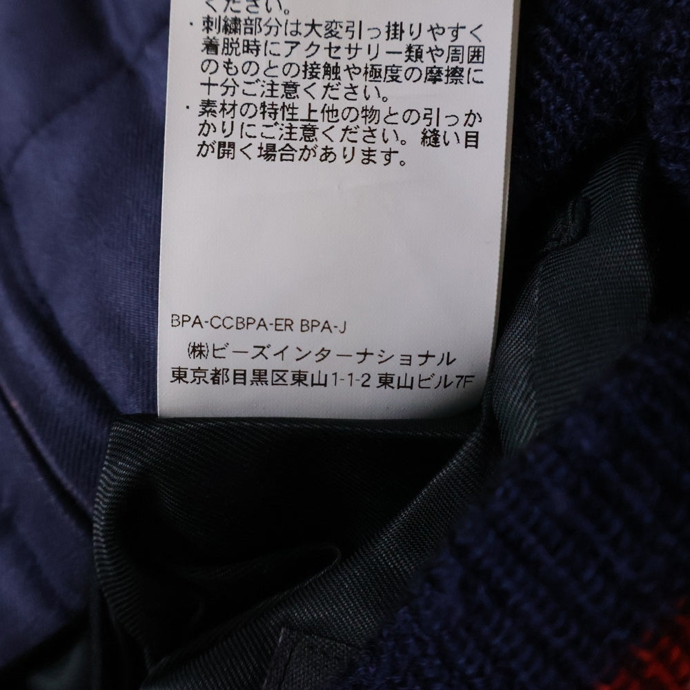 X-LARGE(エクストララージ) ×東洋エンタープライズ マルチモチーフ刺繍 リバーシブル スカジャン ブルゾン ネイビー/ブラック 0143504