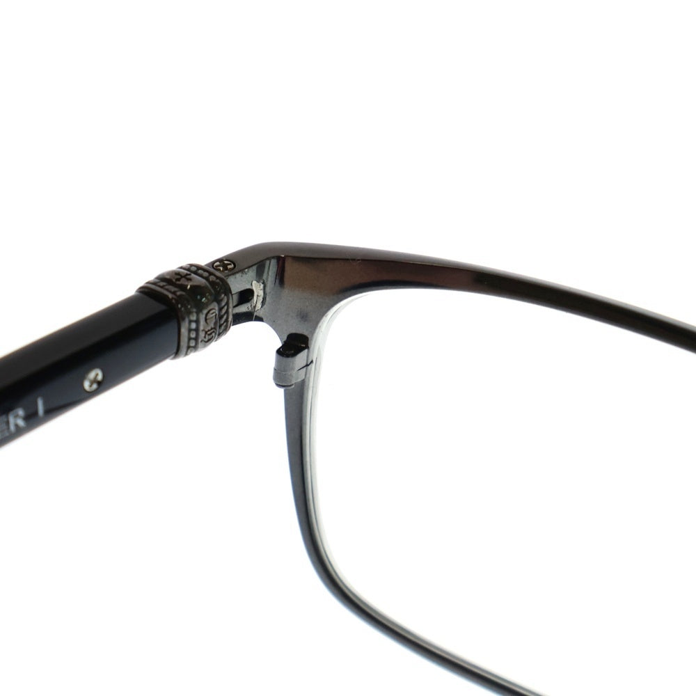 CHROME HEARTS(クロムハーツ) GROWLER 1 グロウラー 1 スクエアフレーム メガネ アイウェア ブラック