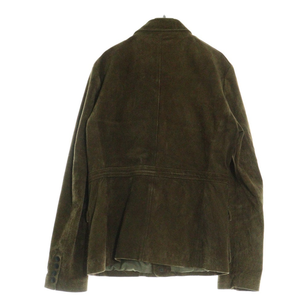 nonnative(ノンネイティブ) ポニースキン スエード 比翼 テーラードジャケット ブラウン