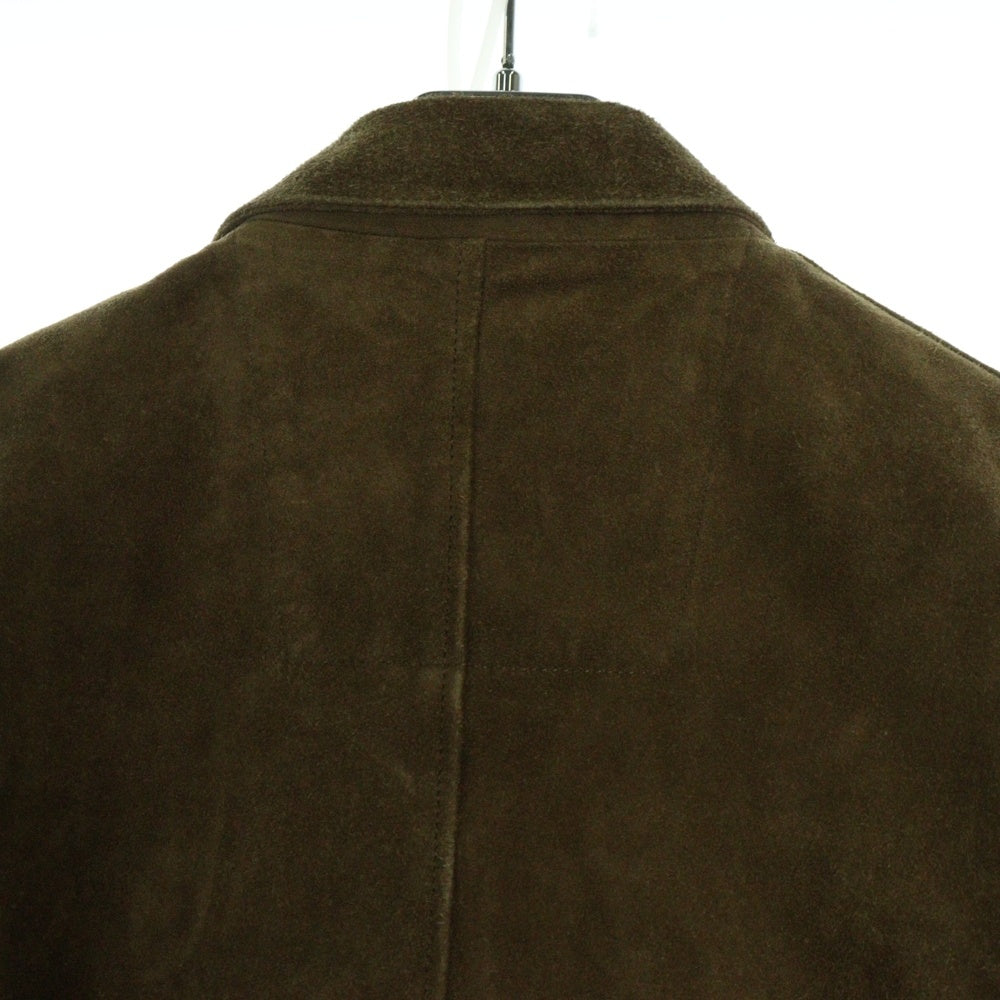nonnative(ノンネイティブ) ポニースキン スエード 比翼 テーラードジャケット ブラウン