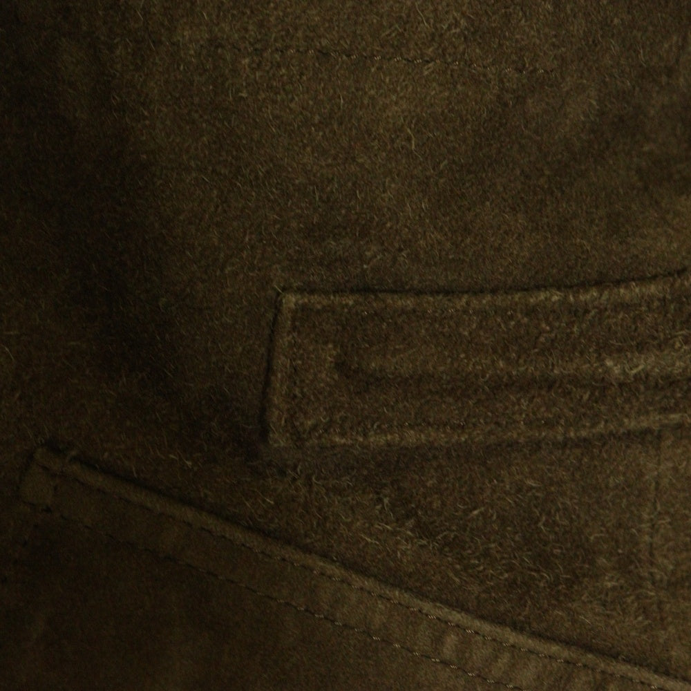 nonnative(ノンネイティブ) ポニースキン スエード 比翼 テーラードジャケット ブラウン