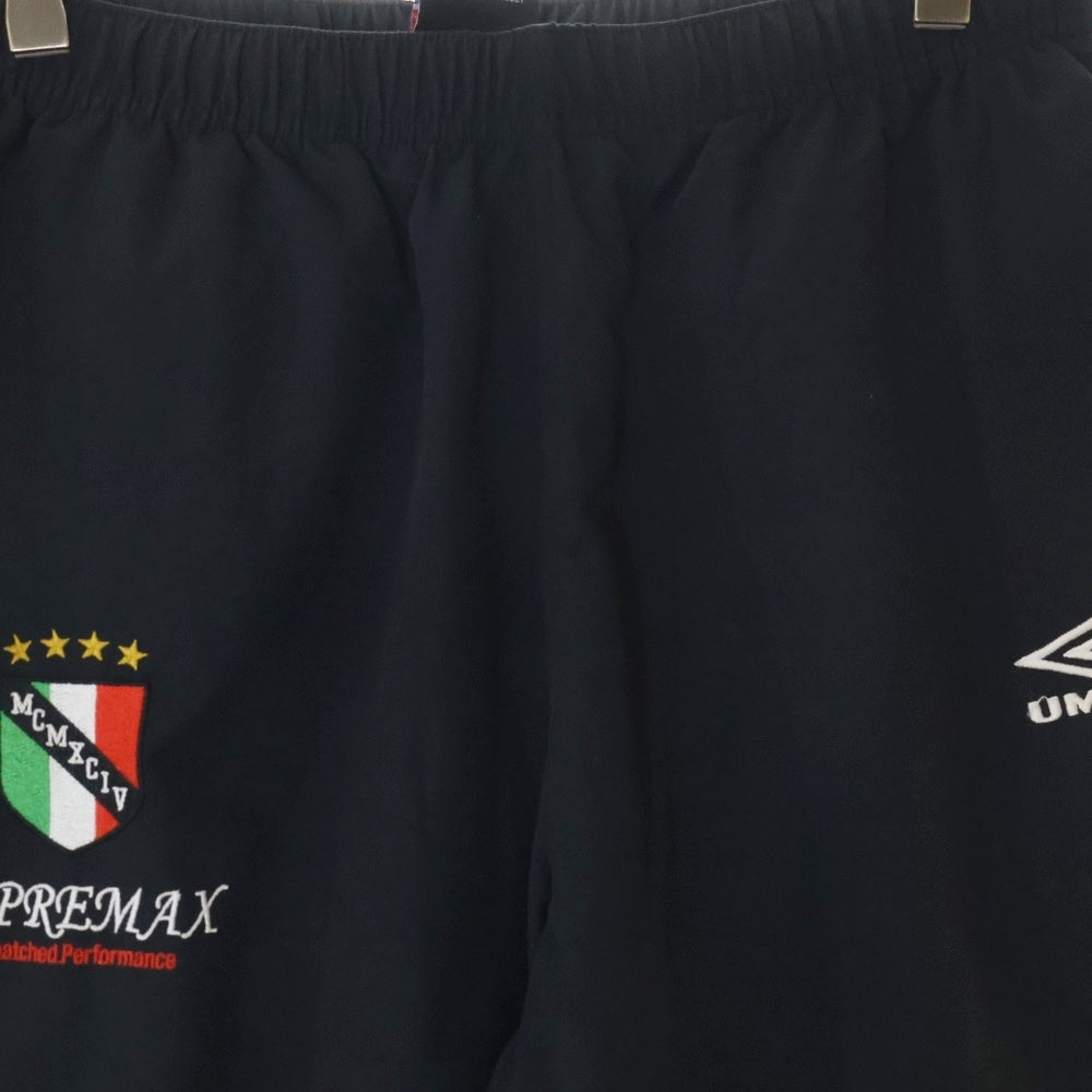 SUPREME(シュプリーム) 22SS × Umbro Track Pant アンブロ ロゴエンブロイダリー ナイロン トラックパンツ ブラック