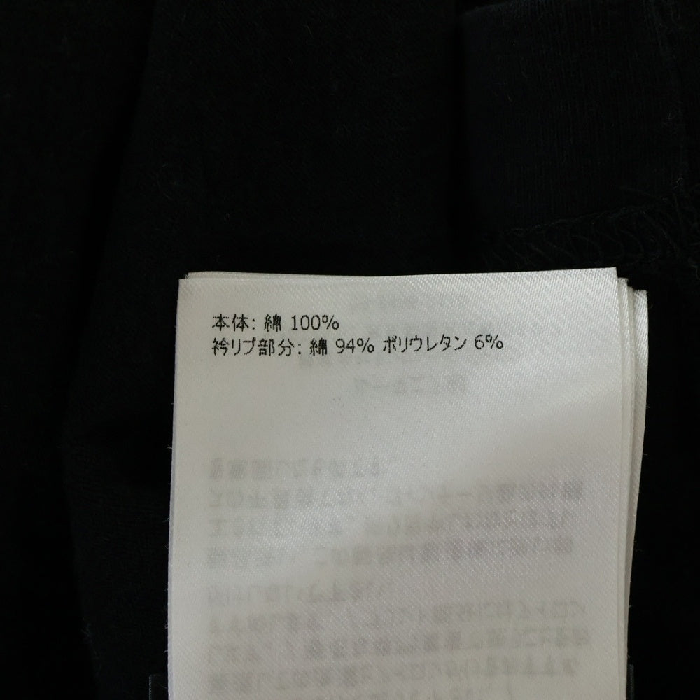 MONCLER(モンクレール) 21AW ×PALM ANGELS WING PATCH T-SHIRT パームエンジェルス ウイング パッチ クルーネック カットソー 半袖Tシャツ ブラック G209L8C00005829FK