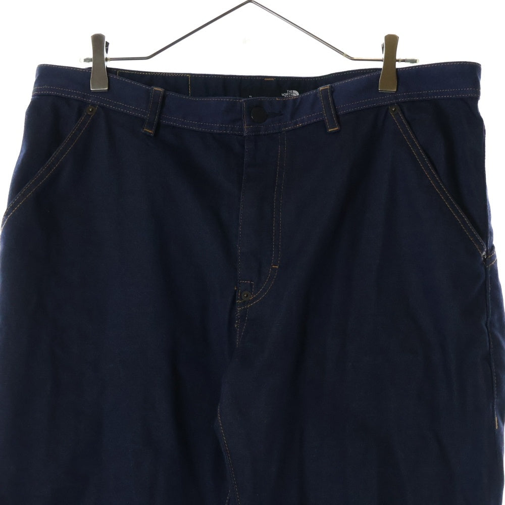 THE NORTH FACE(ザノースフェイス) DENIM CLIMBING STRAIGHT PANT イエローパッチ クライミング ストレート デニム パンツ インディゴ NB32204