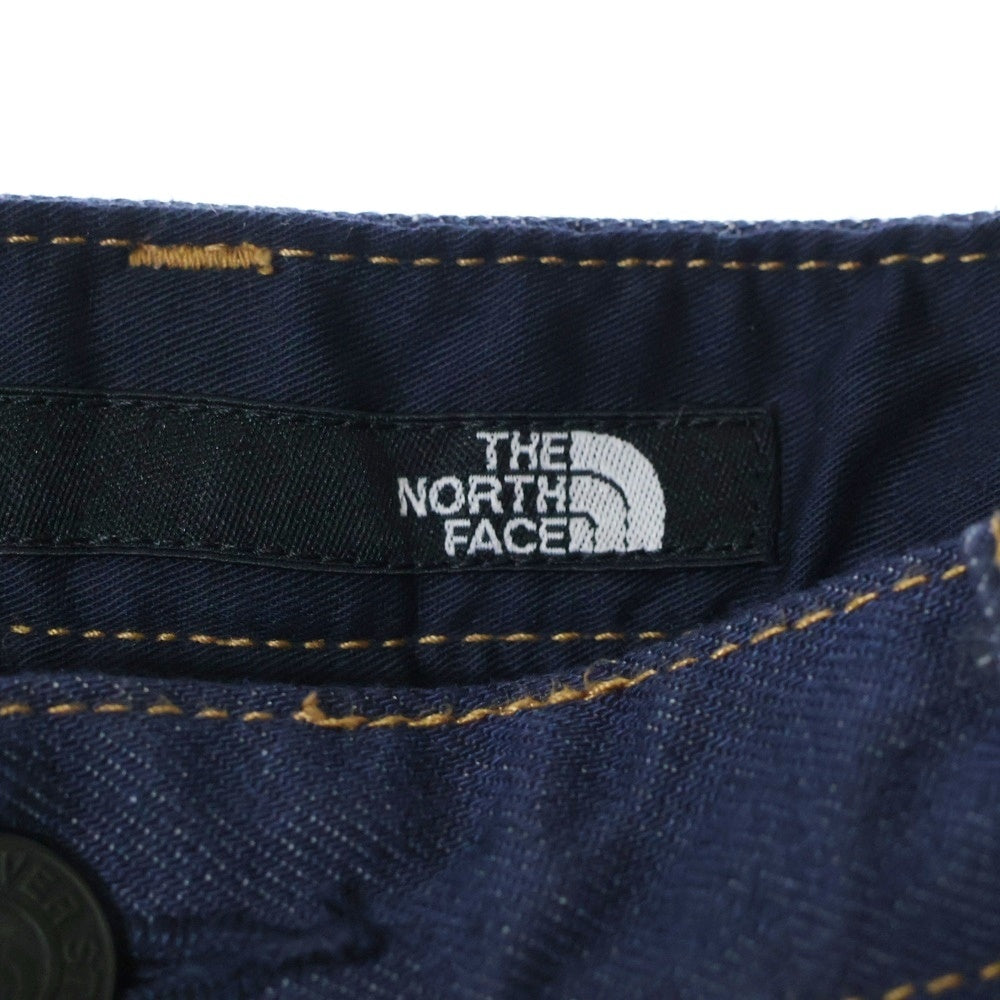 THE NORTH FACE(ザノースフェイス) DENIM CLIMBING STRAIGHT PANT イエローパッチ クライミング ストレート デニム パンツ インディゴ NB32204