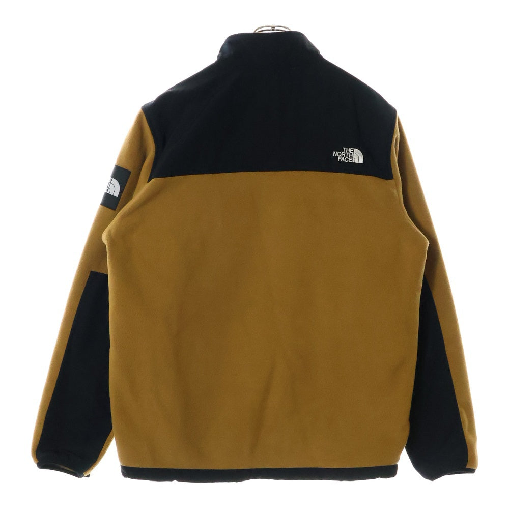 THE NORTH FACE(ザノースフェイス) DENALI JACKET ナイロン切り替え ジップアップ フリース デナリ ジャケット ブラック/ブラウン NA72450