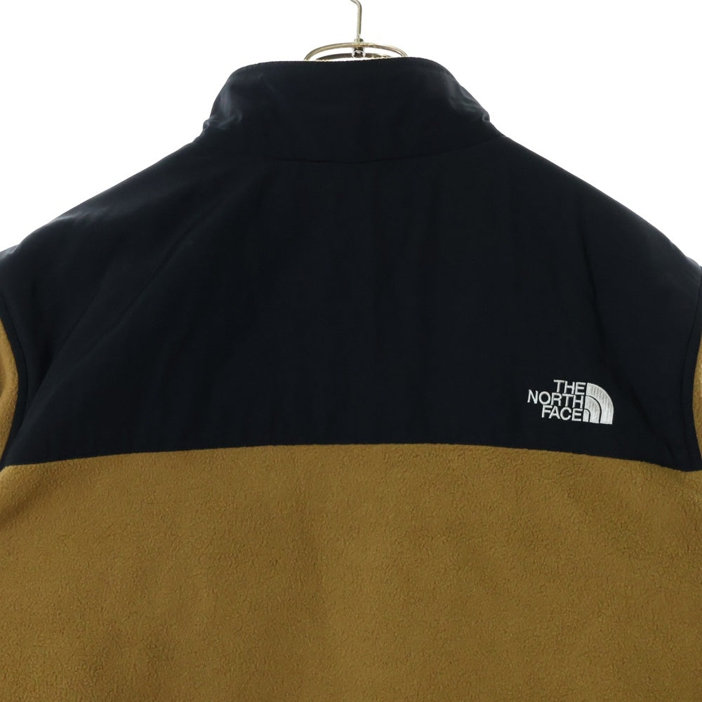 THE NORTH FACE(ザノースフェイス) DENALI JACKET ナイロン切り替え ジップアップ フリース デナリ ジャケット ブラック/ブラウン NA72450