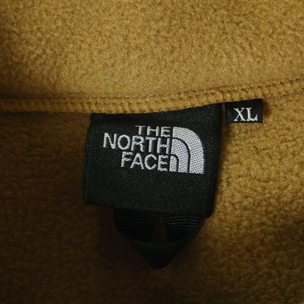 THE NORTH FACE(ザノースフェイス) DENALI JACKET ナイロン切り替え ジップアップ フリース デナリ ジャケット ブラック/ブラウン NA72450