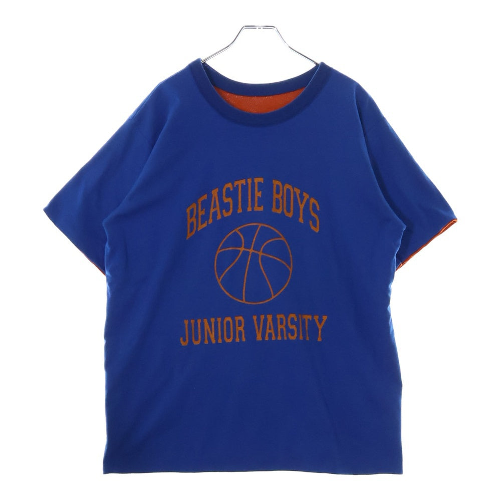 VINTAGE(ヴィンテージ) 90s BEASTIE BOYS JUNIOR VARSITY TOUR ビースティボーイズ ジュニアバーシティツアー カレッジロゴプリント リバーシブル クルーネック半袖Tシャツ カットソー