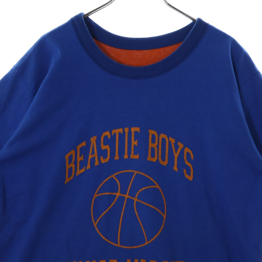VINTAGE(ヴィンテージ) 90s BEASTIE BOYS JUNIOR VARSITY TOUR ビースティボーイズ ジュニアバーシティツアー カレッジロゴプリント リバーシブル クルーネック半袖Tシャツ カットソー