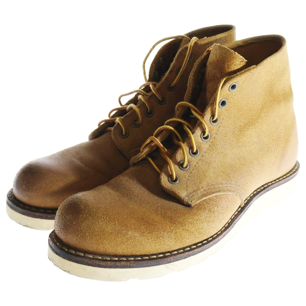 RED WING(レッド ウイング) Classic Work 6inch Round-toe クラシックワーク 6インチラウンドトゥ ハイカットレザーシューズ ブラウン 8151