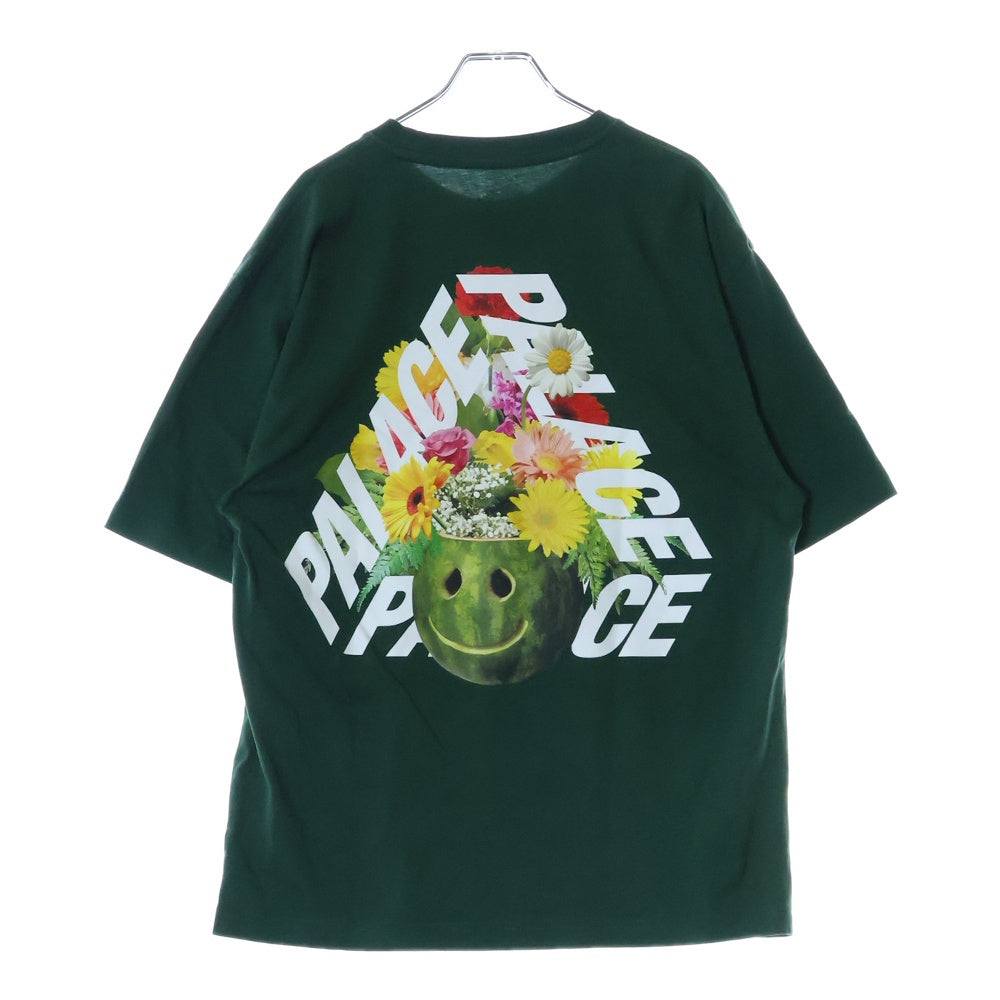 Palace Skateboards(パレススケートボーズ) P-3 PUNCH T-SHIRT グラフィック 両面プリントTシャツ 半袖カットソー グリーン