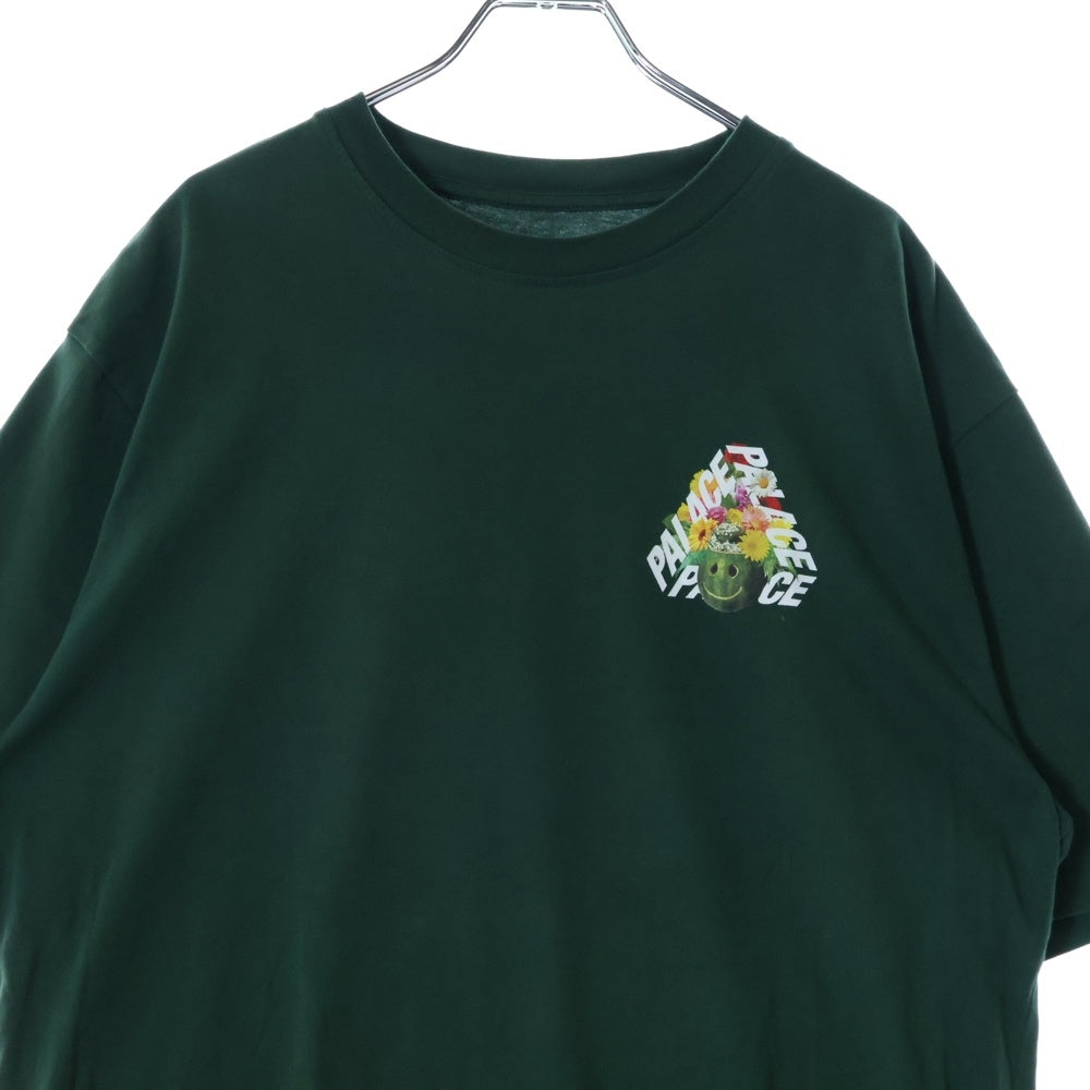 Palace Skateboards(パレススケートボーズ) P-3 PUNCH T-SHIRT グラフィック 両面プリントTシャツ 半袖カットソー グリーン